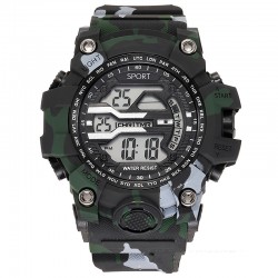 Relógio Masculino Militar Digital Amazonas Prova D'água Dial Grande