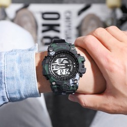 Relógio Masculino Militar Digital Amazonas Prova D'água Dial Grande