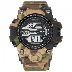Relógio Masculino Militar Digital Amazonas Prova D'água Dial Grande