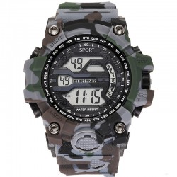 Relógio Masculino Militar Digital Amazonas Prova D'água Dial Grande