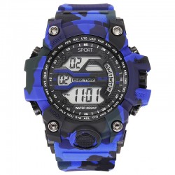 Relógio Masculino Militar Digital Amazonas Prova D'água Dial Grande