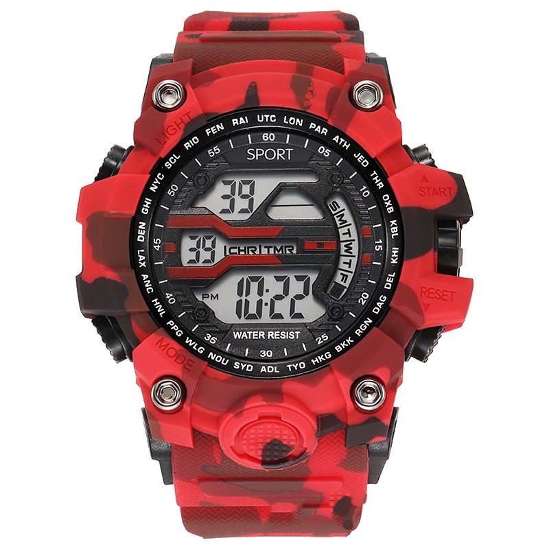 Relógio Masculino Militar Digital Amazonas Prova D'água Dial Grande
